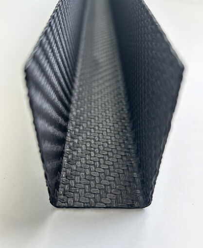 Carbon-Carbon C channel-1.65 base x 3.54 leg x 0.05wall x 39.37 long